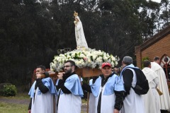 Procession to the Grotto outside the Church