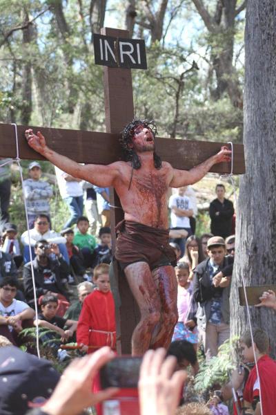 Jesus dies on the Cross