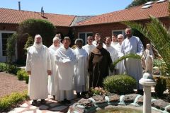 Fathers with retreat Master